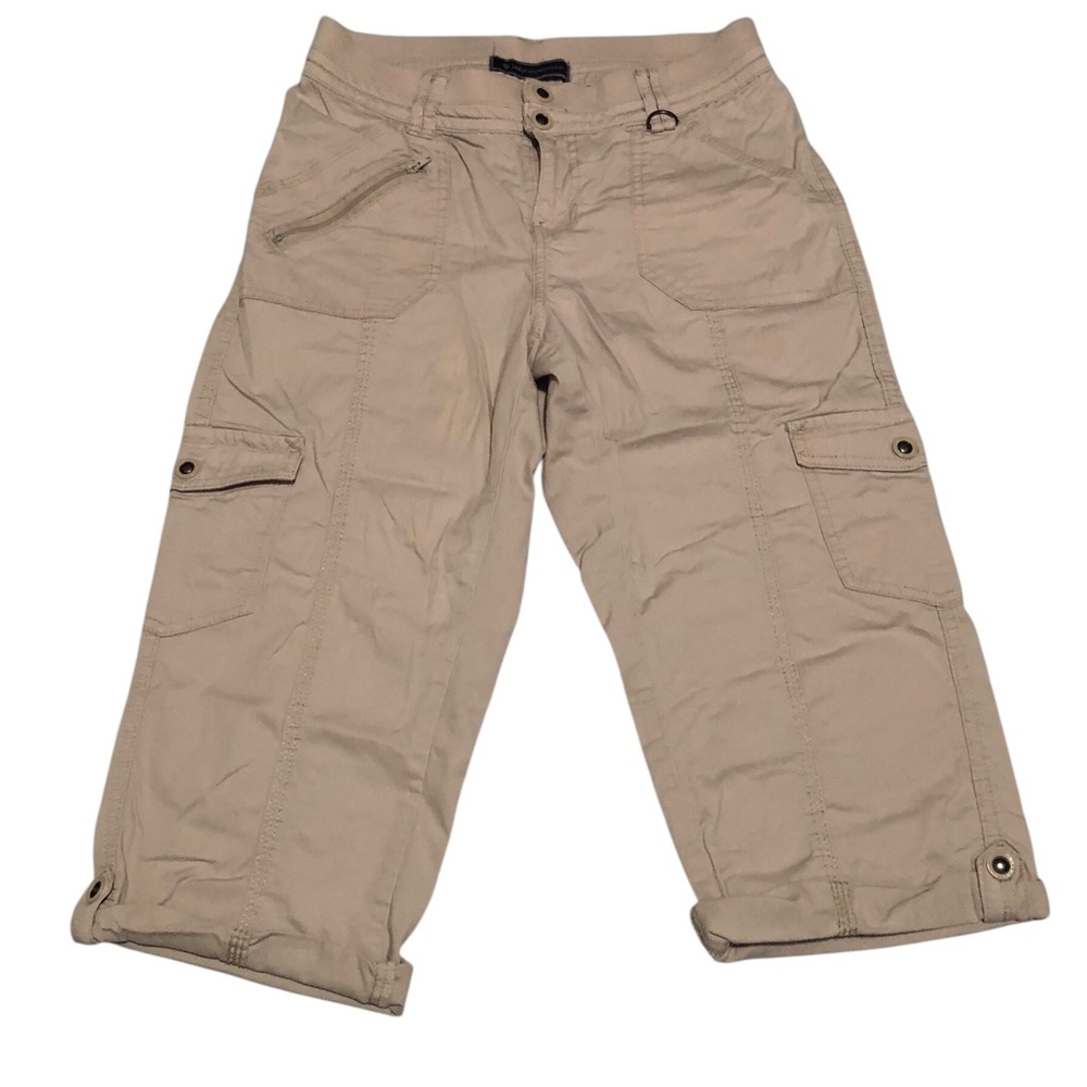Women's Tan Cargo Shorts